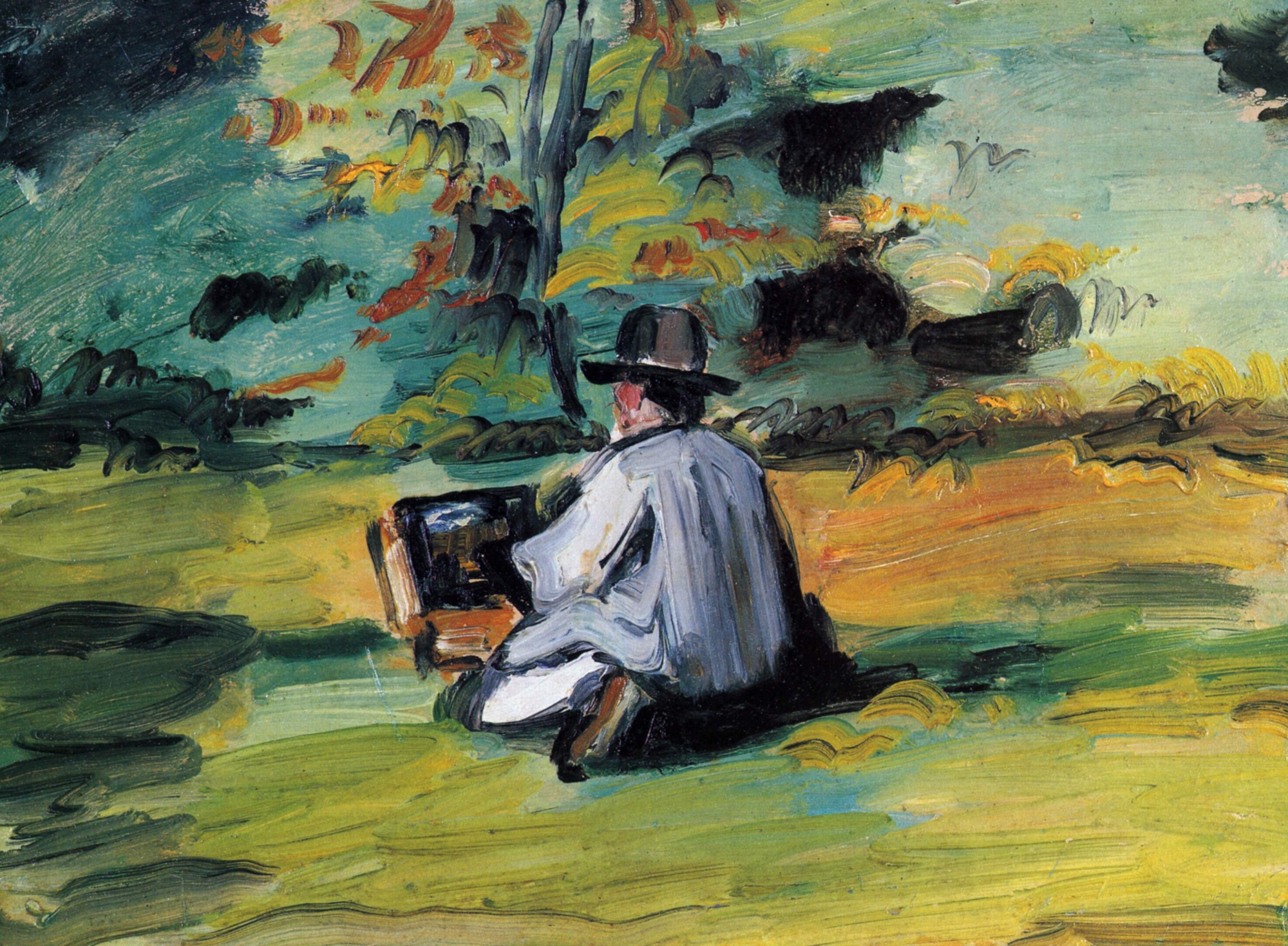 Paul Cézanne, A Painter at Work, 1875