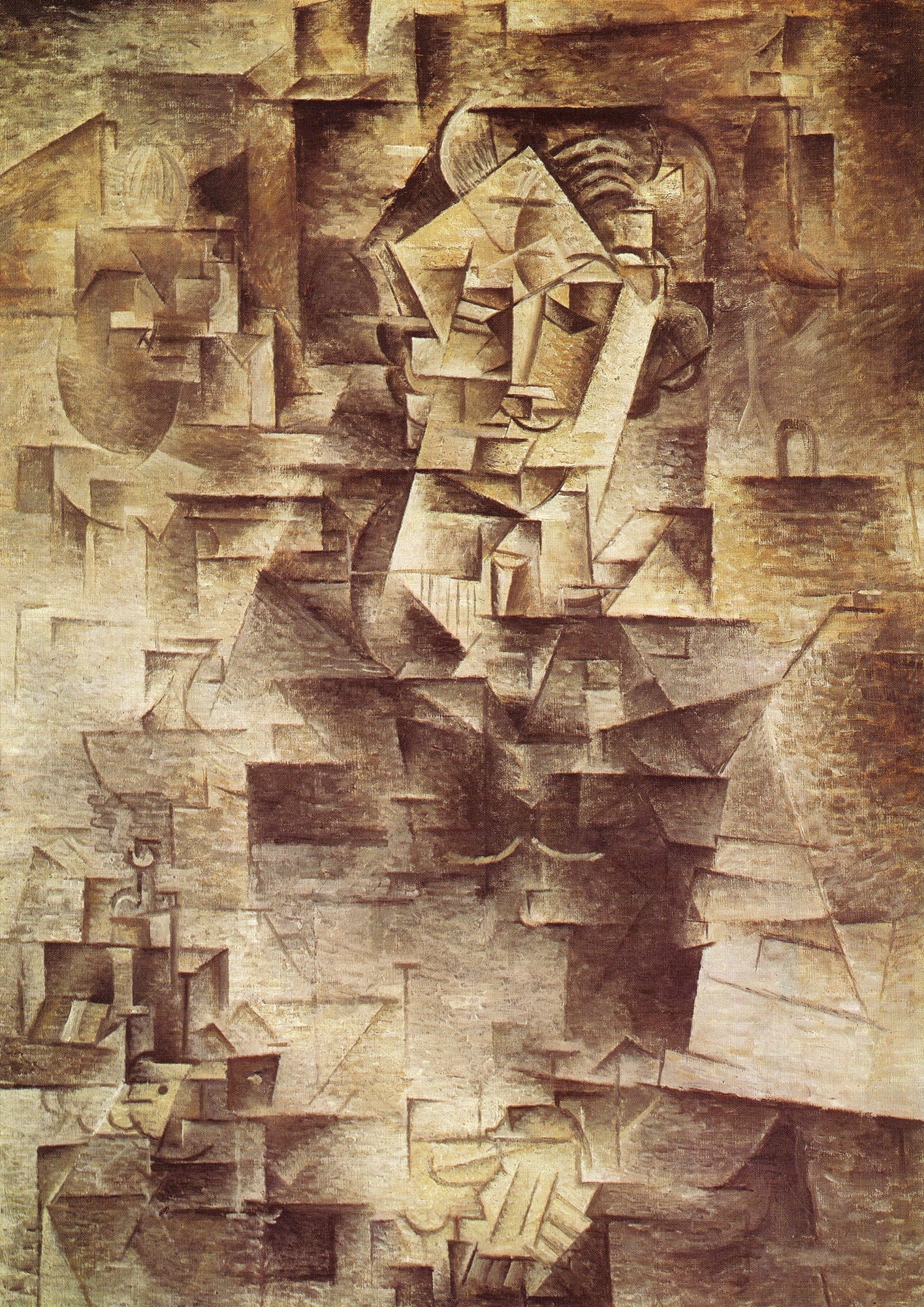 Pablo Picasso, Portrait of Daniel-Henry Kahnweiler, 1910