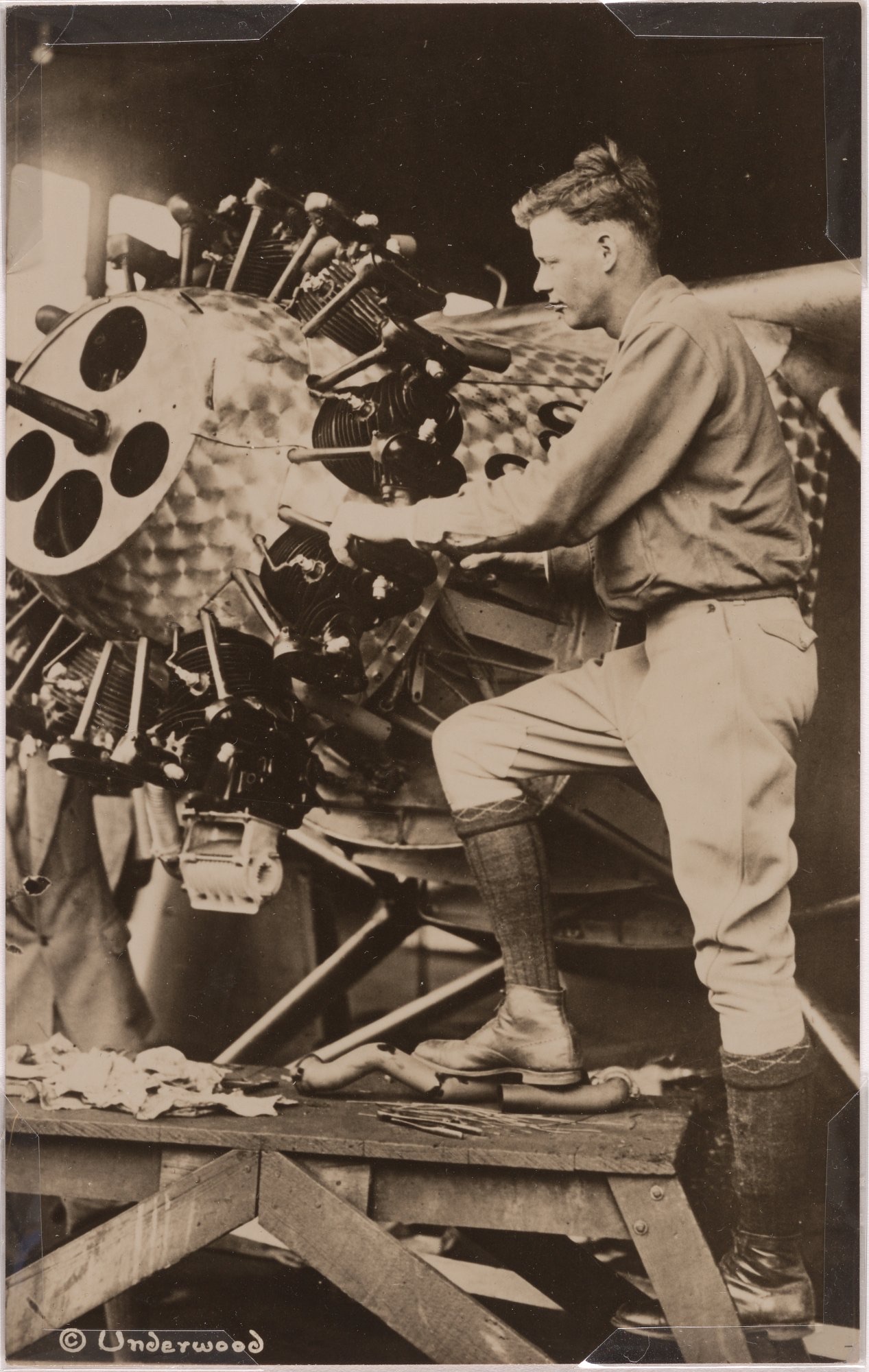 Underwood & Underwood, Charles Lindbergh, 1927 — the first global media event: one man, every channel