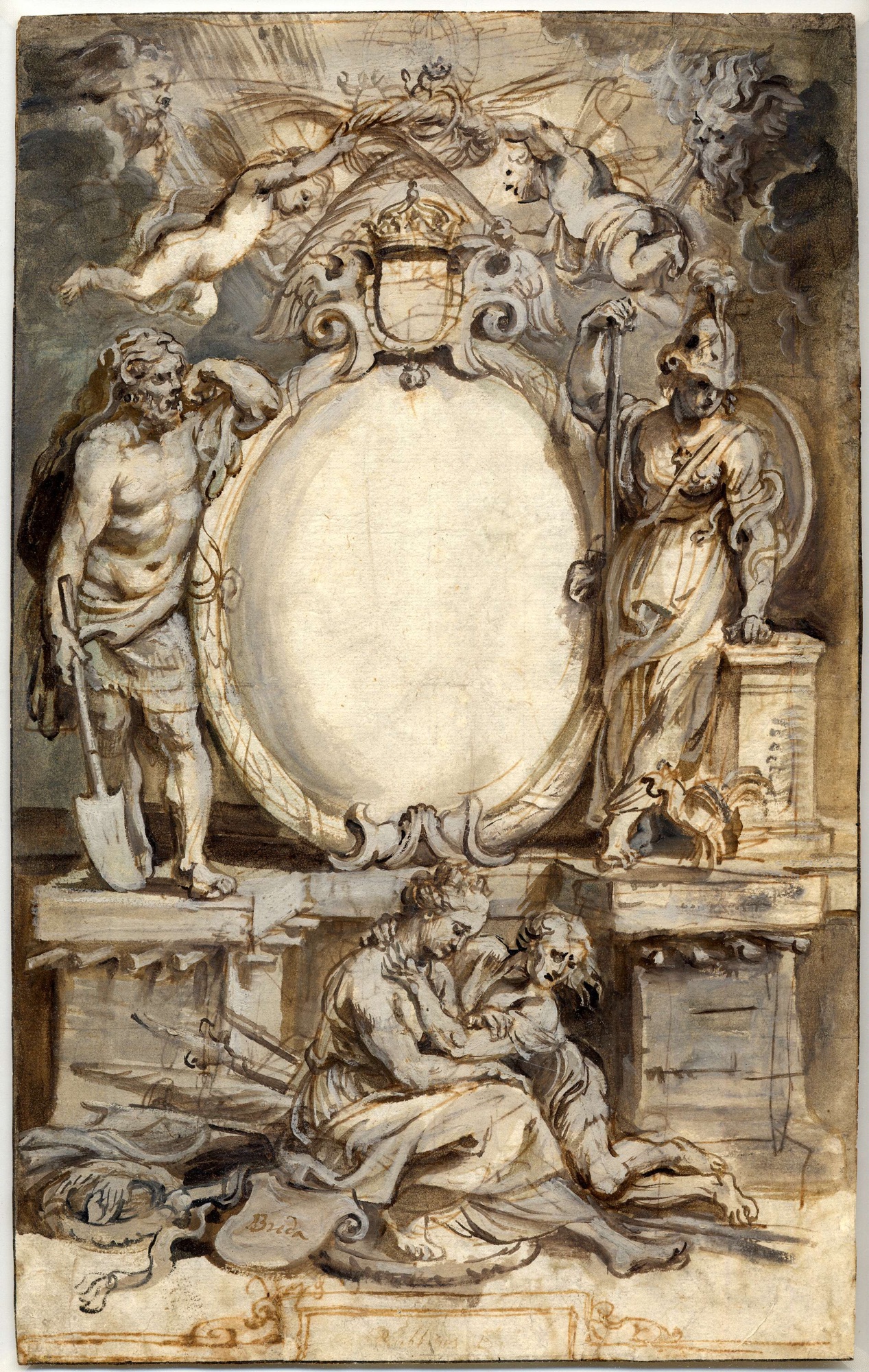 Peter Paul Rubens, title-page design for Obsidio Bredana, 1626