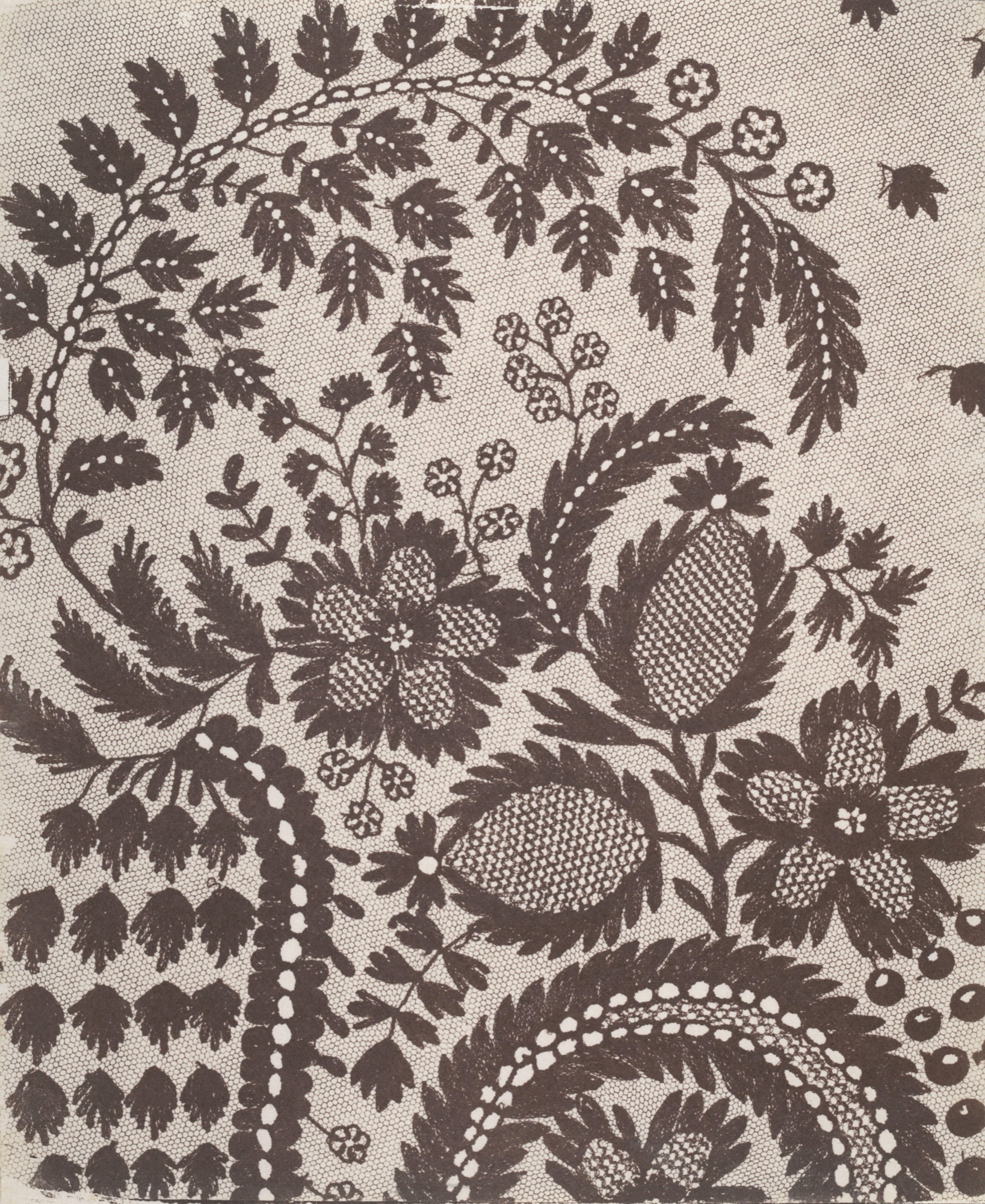 William Henry Fox Talbot, Lace, c. 1844