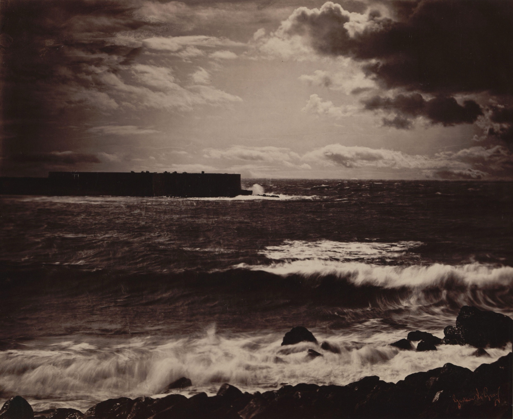 Gustave Le Gray, The Great Wave, Sète, 1857