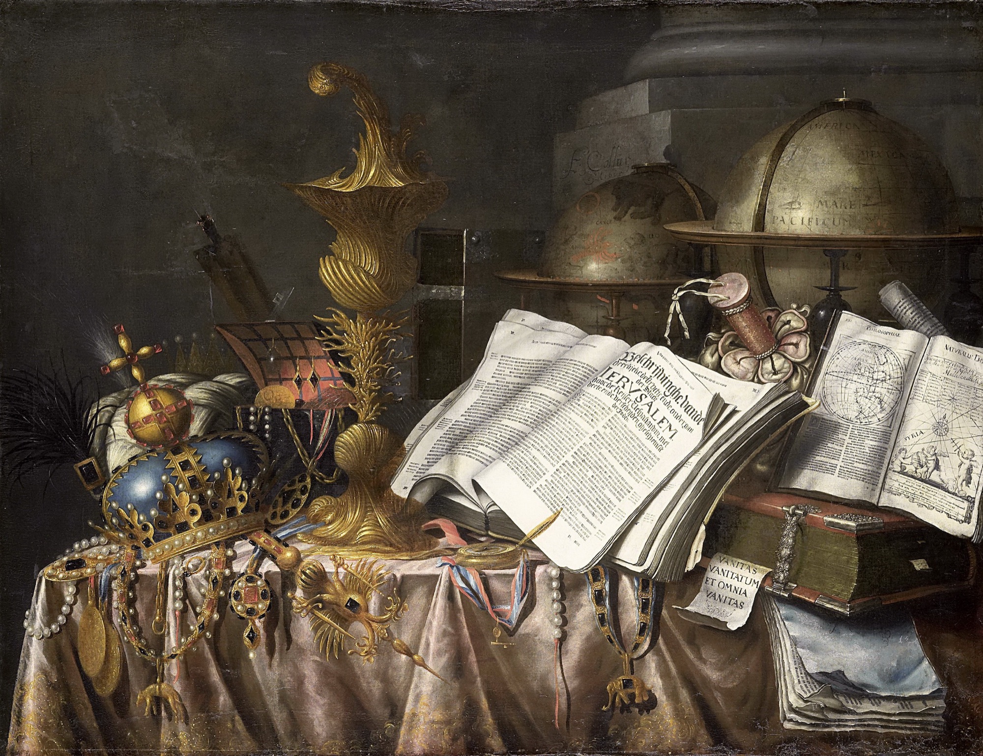 Edwaert Collier, Vanitas Still Life, 1662